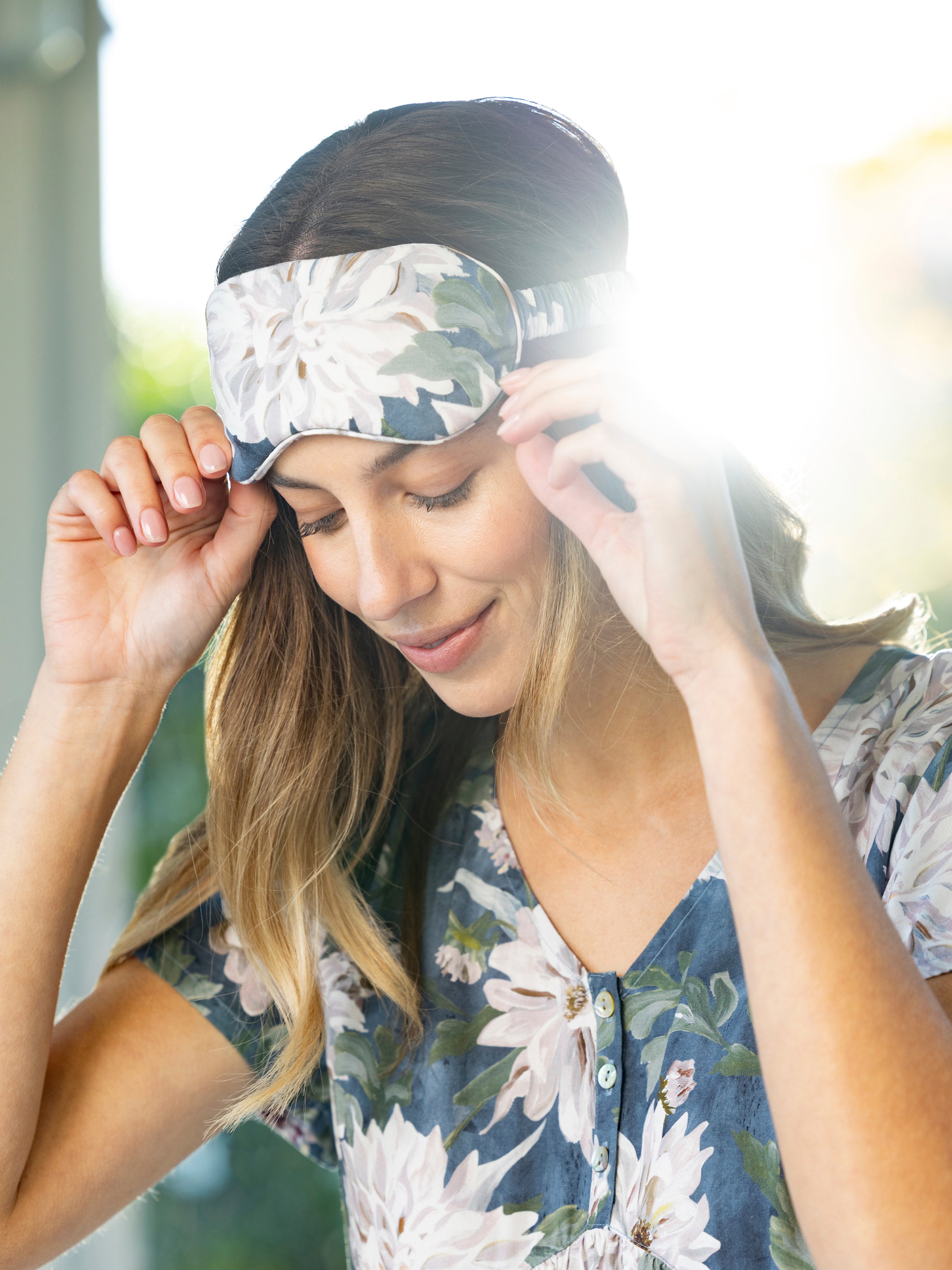 Adeline Eye Mask | Floral-2