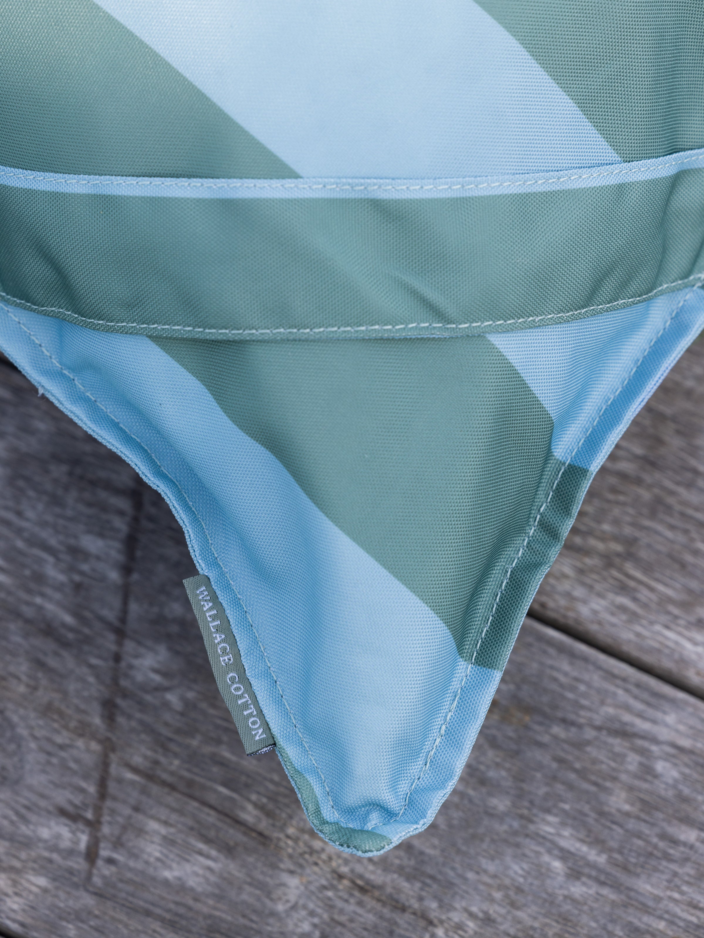 Alfresco Lounger Bean Bag | Green Stripe-3