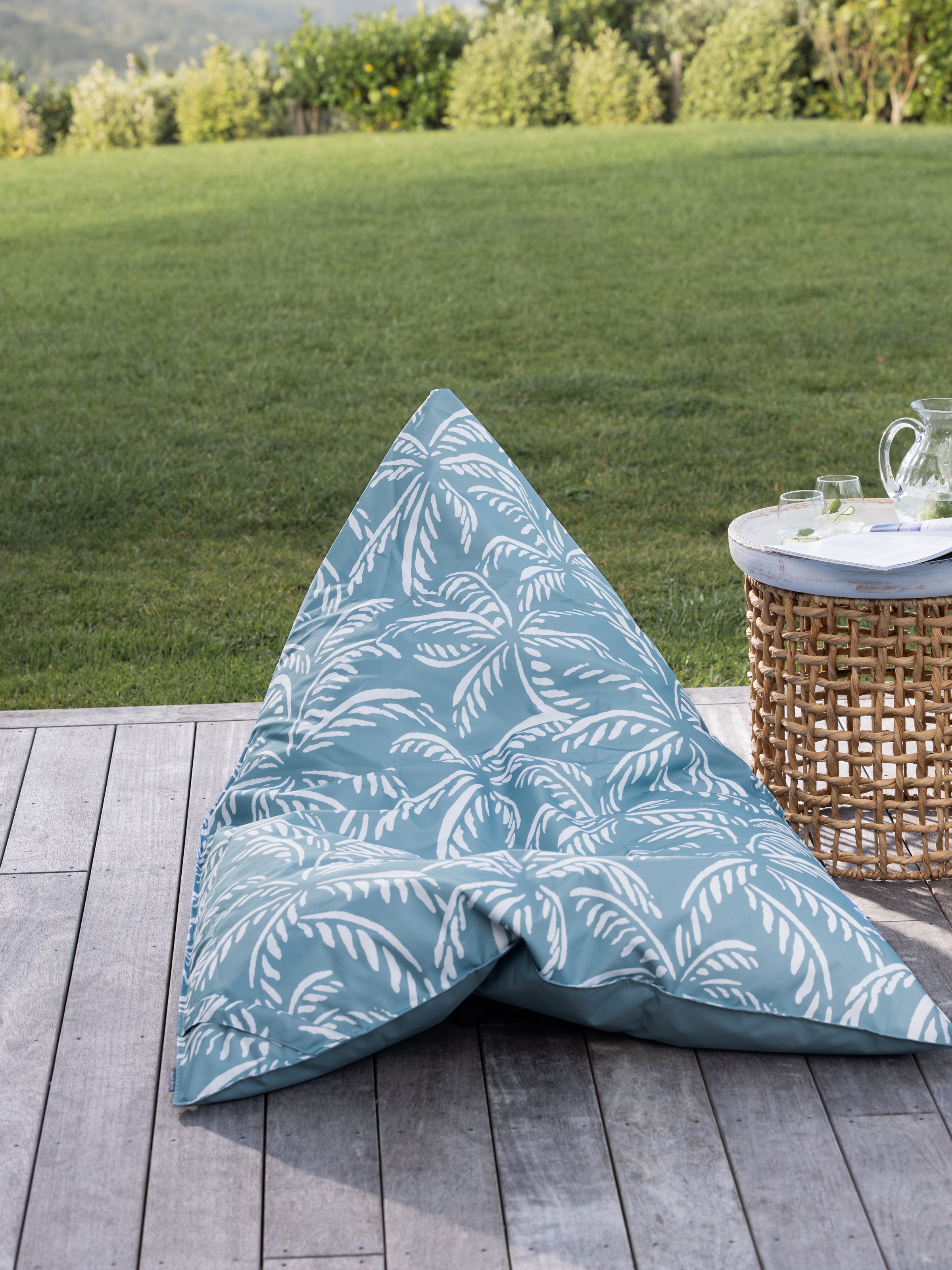 Alfresco Lounger Bean Bag | Palm Tree-2