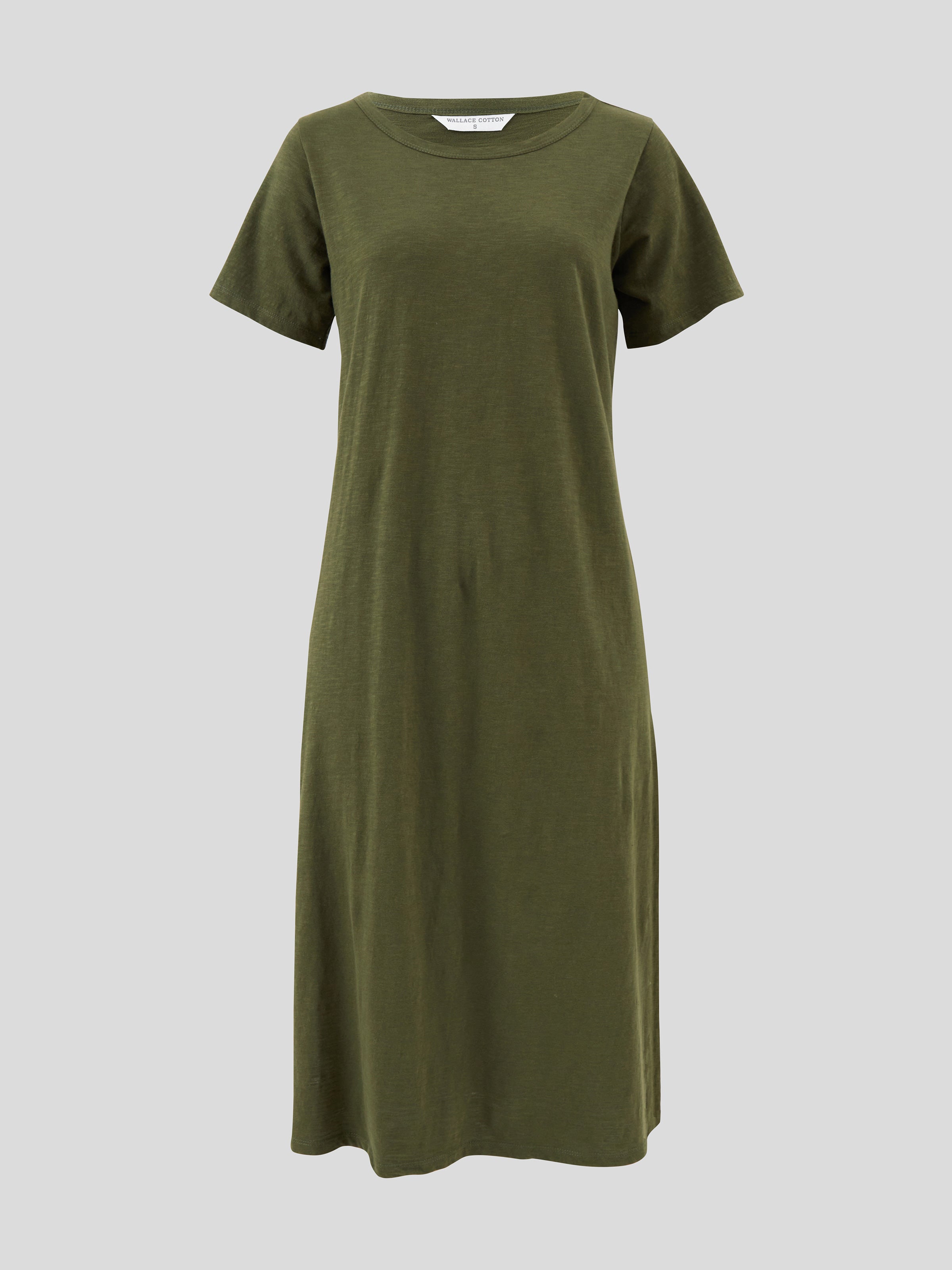 Andie Tee Shirt Dress | Green-2