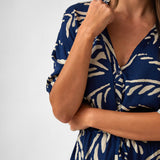 Bahama Modal Kaftan | Navy Blue-2