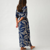 Bahama Modal Kaftan | Navy Blue-4