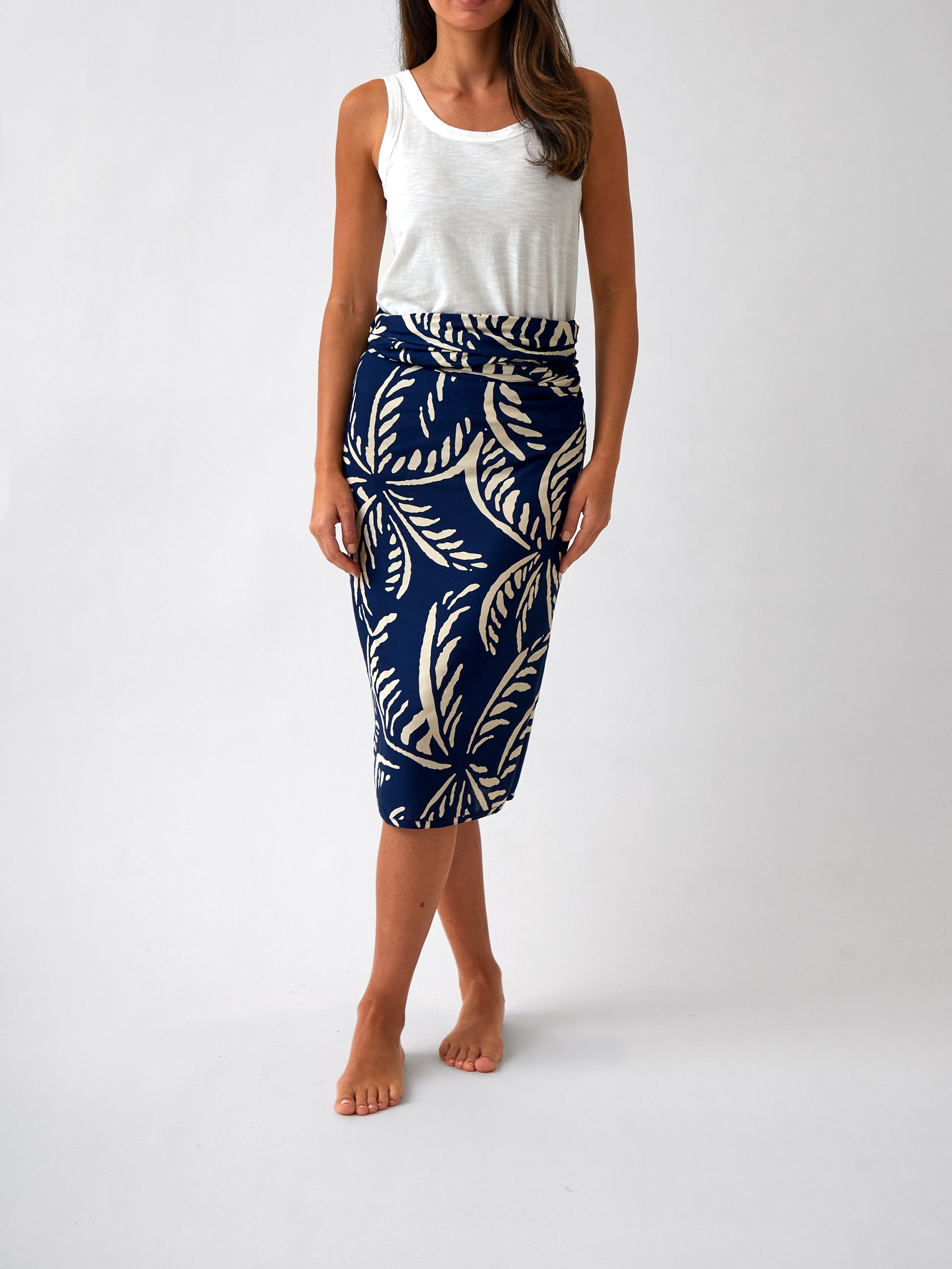 Bahama Modal Sarong | Navy Blue-1