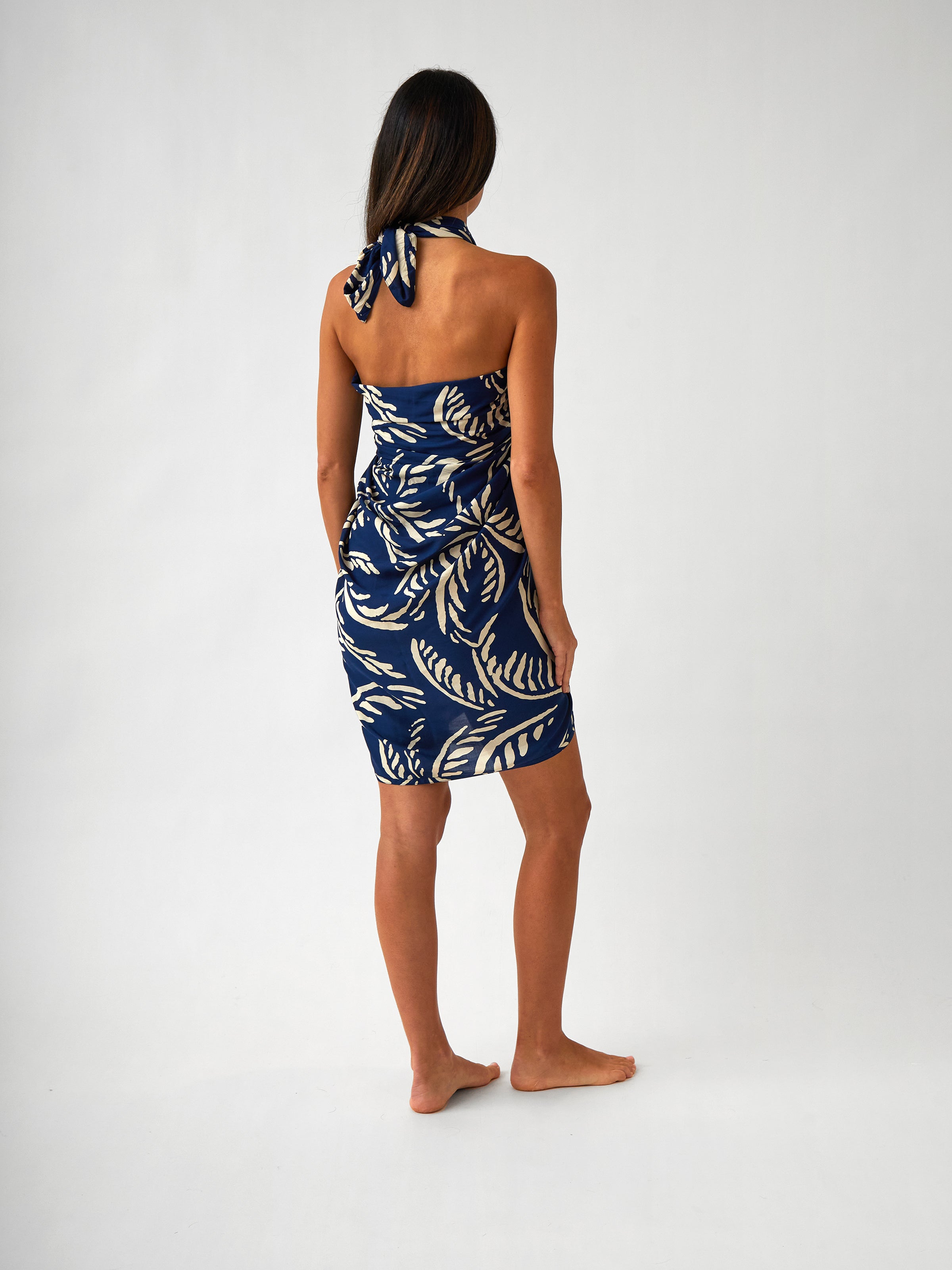 Bahama Modal Sarong | Navy Blue-4