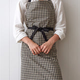 Beekeeper Gingham Apron | Natural Black-1