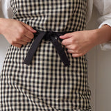 Beekeeper Gingham Apron | Natural Black-2