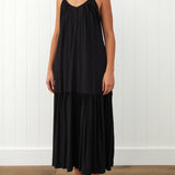 Belize Modal Strappy Dress | Black-1