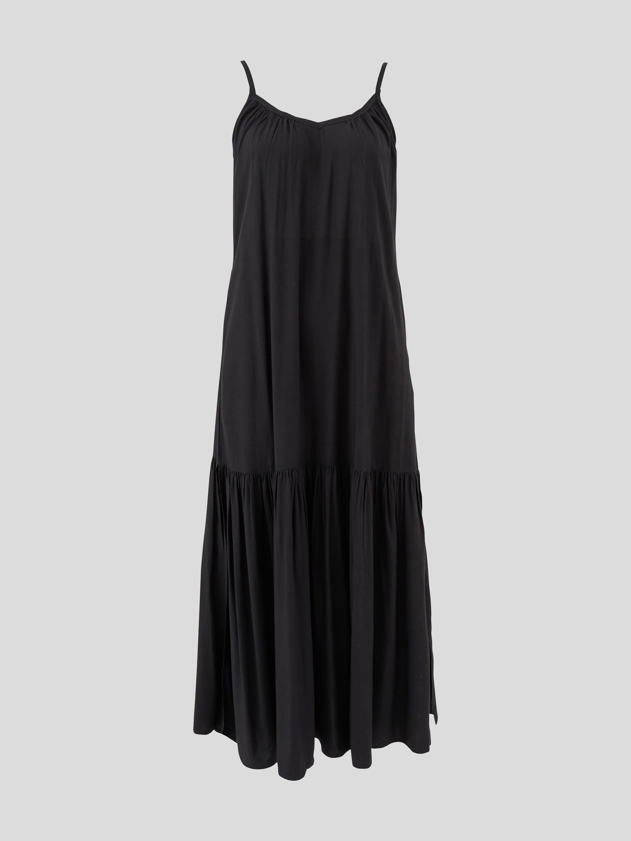 Belize Modal Strappy Dress | Black-2
