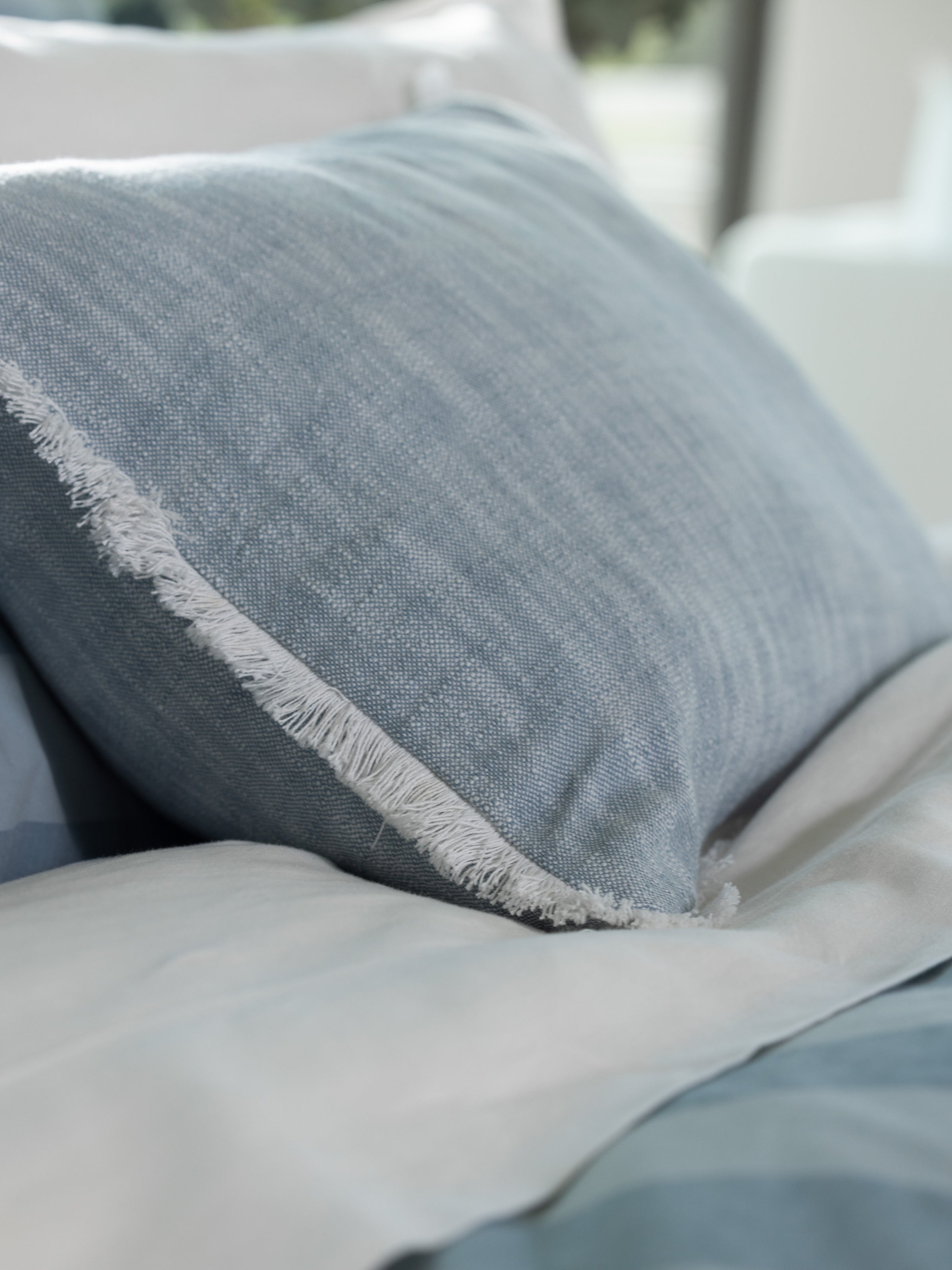 Breeze Rectangle Cushion Cover | Blue-2