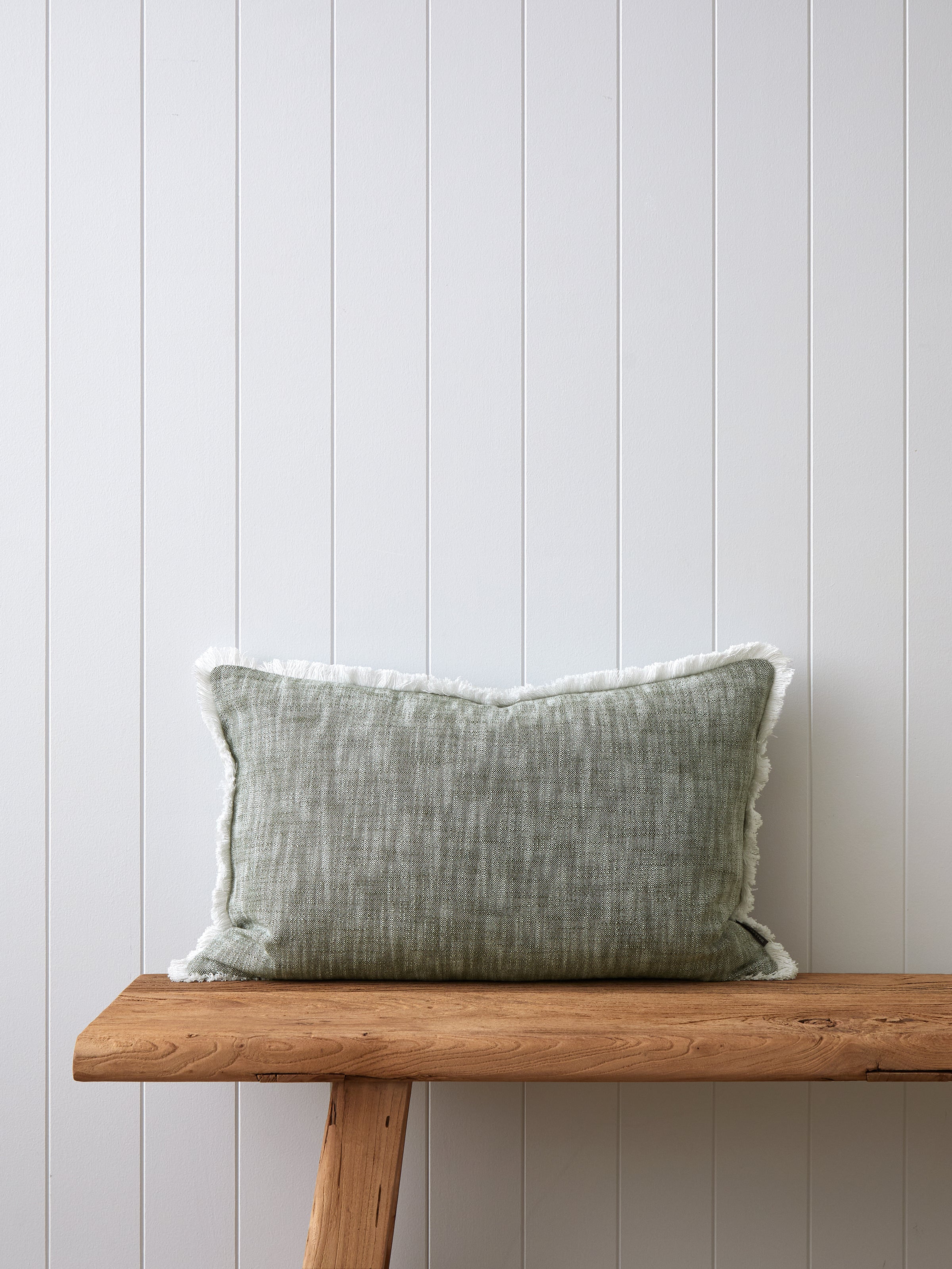 Breeze Rectangle Cushion Cover | Sage-1