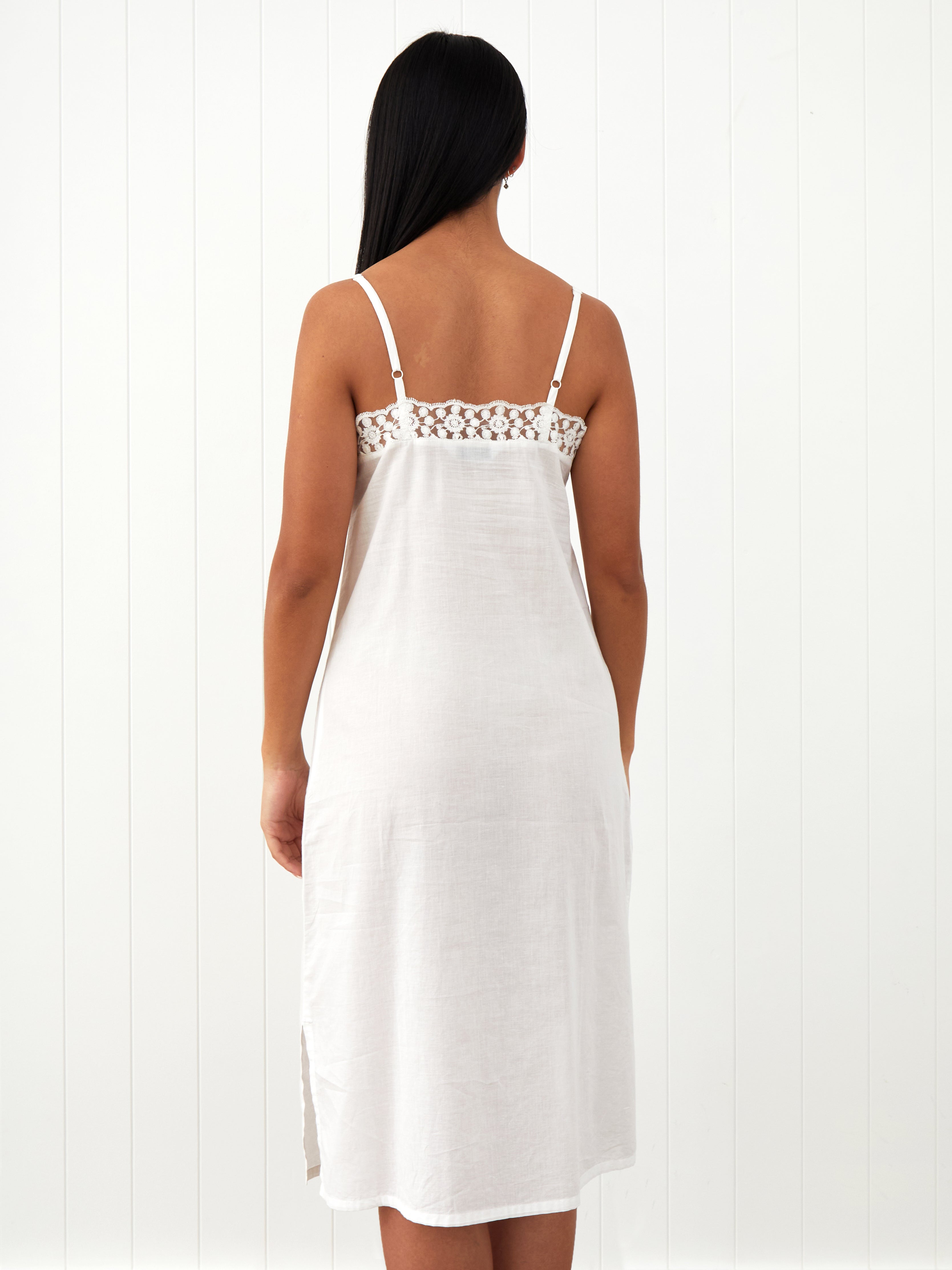 Colette Nightie | White-4