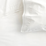 Constance Lace Flat Sheet | White-2