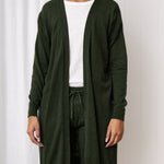 Cotton Cashmere Cardi | Green-1