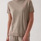 Cotton Cashmere Lounge Tee | Natural-1