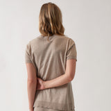 Cotton Cashmere Lounge Tee | Natural-4