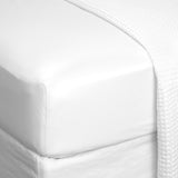 Heirloom Long Single Fitted Sheet | White-1