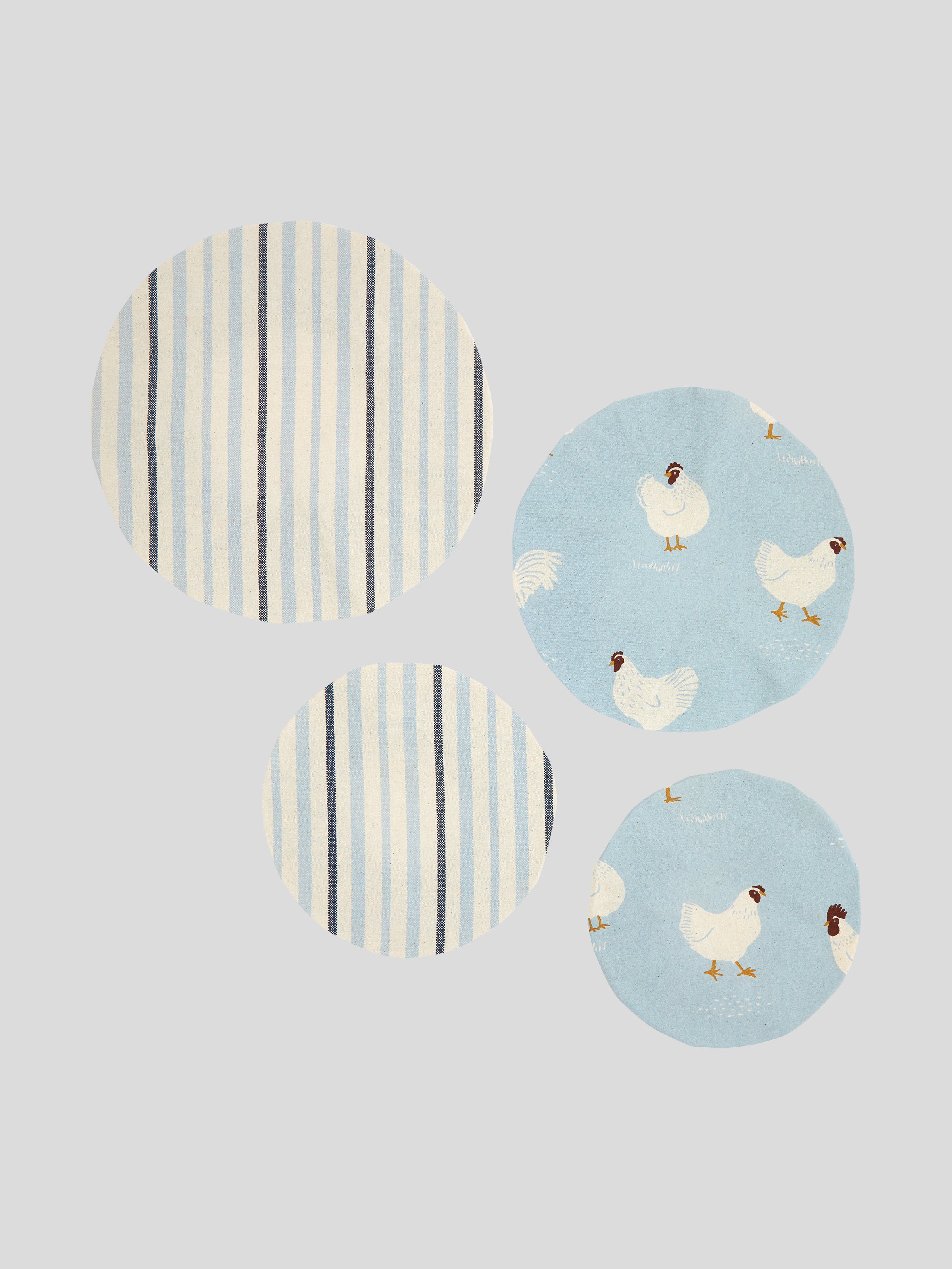 Home To Roost Dish Cover Set of 4 | Multi-3