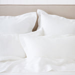 Hudson Waffle Duvet Cover Set | White-2