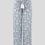 Kira PJ Pants | Blue Floral-2