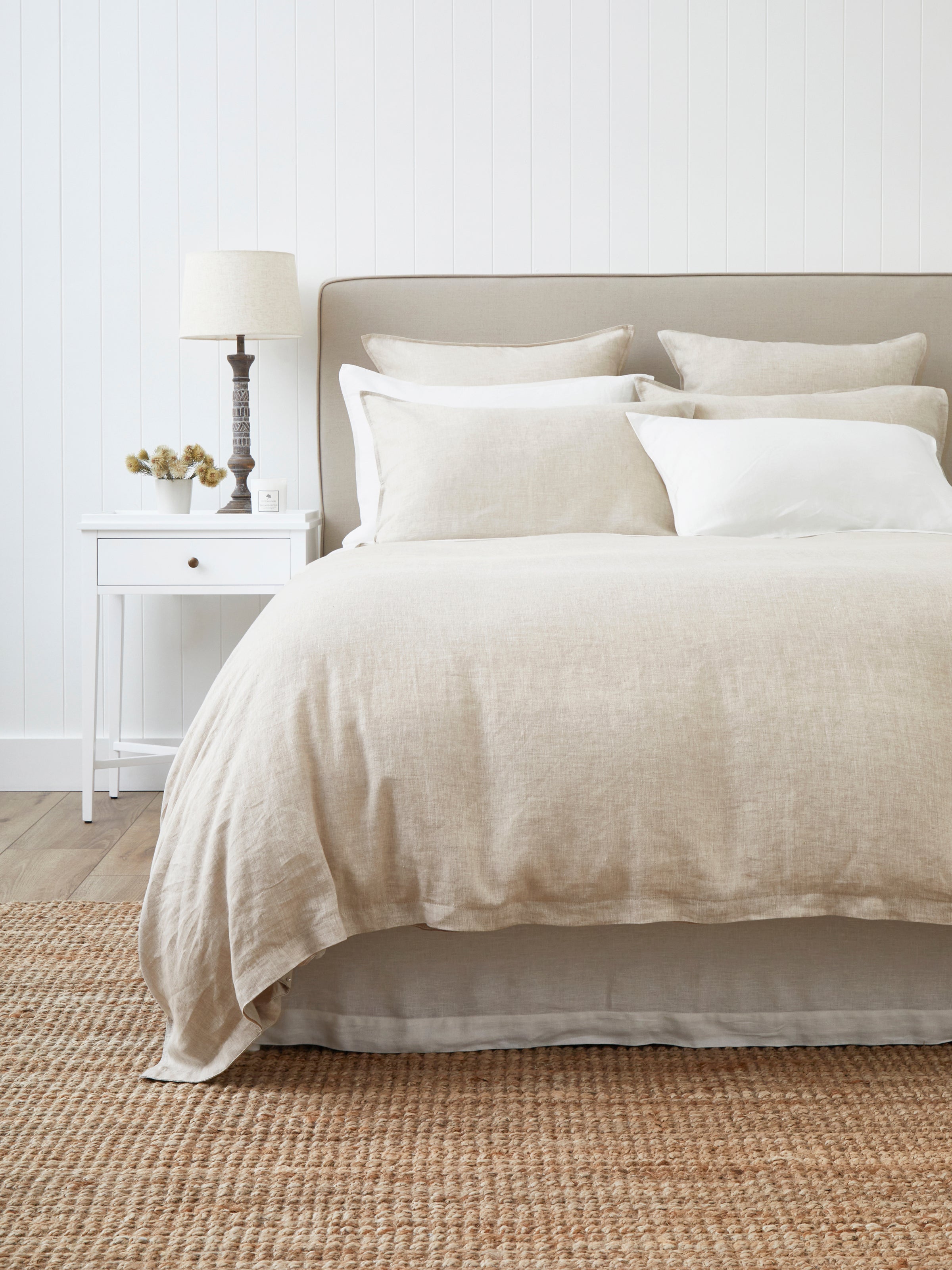 Loft Linen Duvet Cover Set | Natural-1