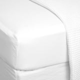 Loft Linen Fitted Sheet | White-1