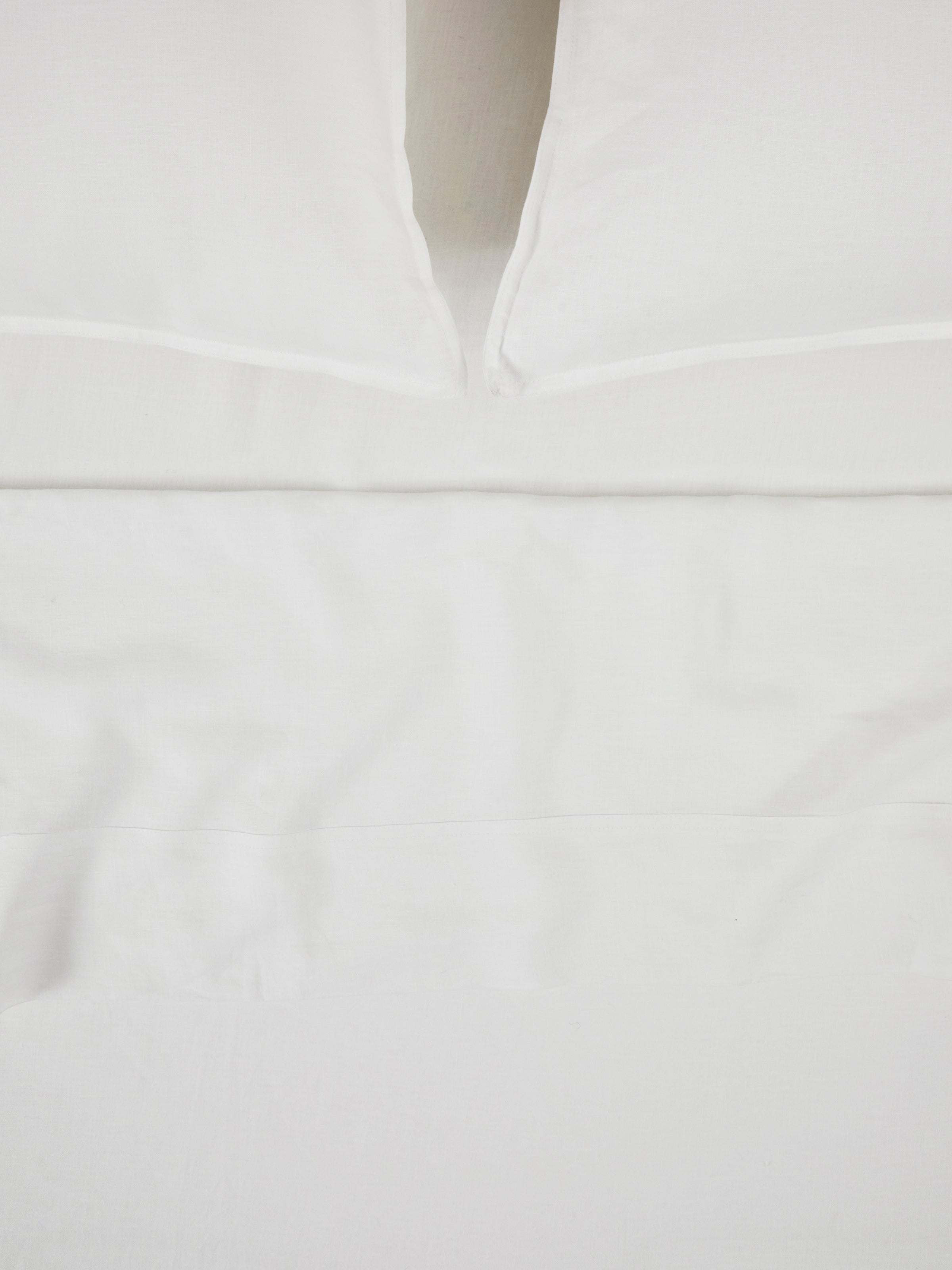 Loft Linen Flat Sheet | White-1