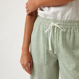 Lucie PJ Pants | Green Gingham-2