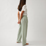 Lucie PJ Pants | Green Gingham-4