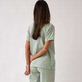 Lucie PJ Shirt | Green Gingham-4