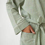 Lucie Robe | Green Gingham-2