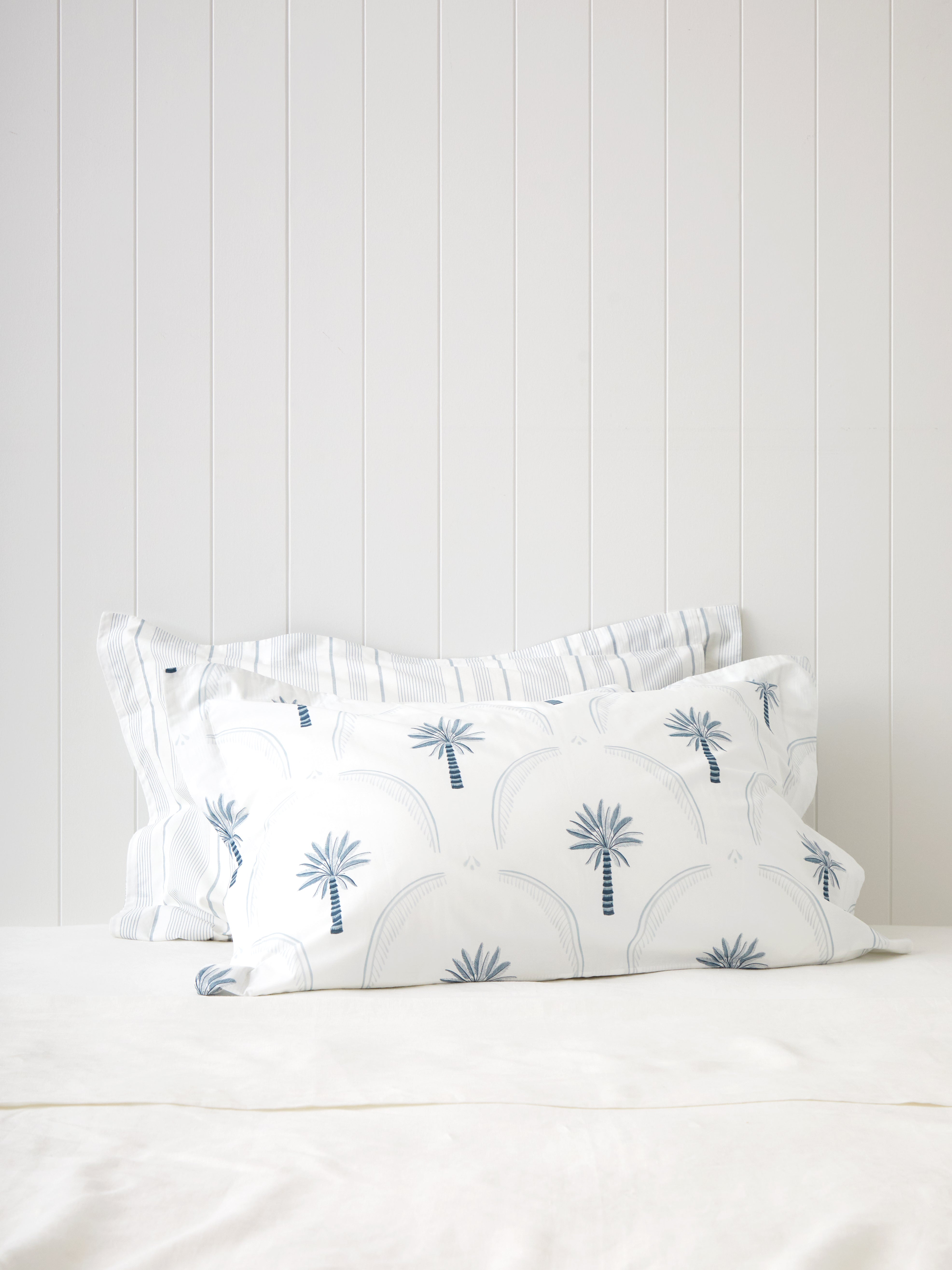 Maldives Oxford Pillowcase Set | Blue-1