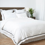 Monarch Duvet Cover Set | Black White-3