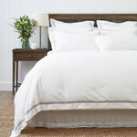 Monarch Duvet Cover Set | Grey White-1