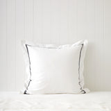 Monarch European Pillowcase | Black White-1
