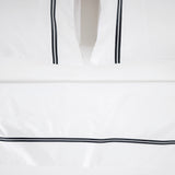 Monarch Flat Embroidery Sheet | Black White-1