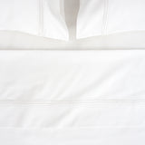 Monarch Flat Embroidery Sheet | White White-1