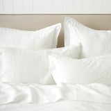Patience Duvet Cover Set | White-2