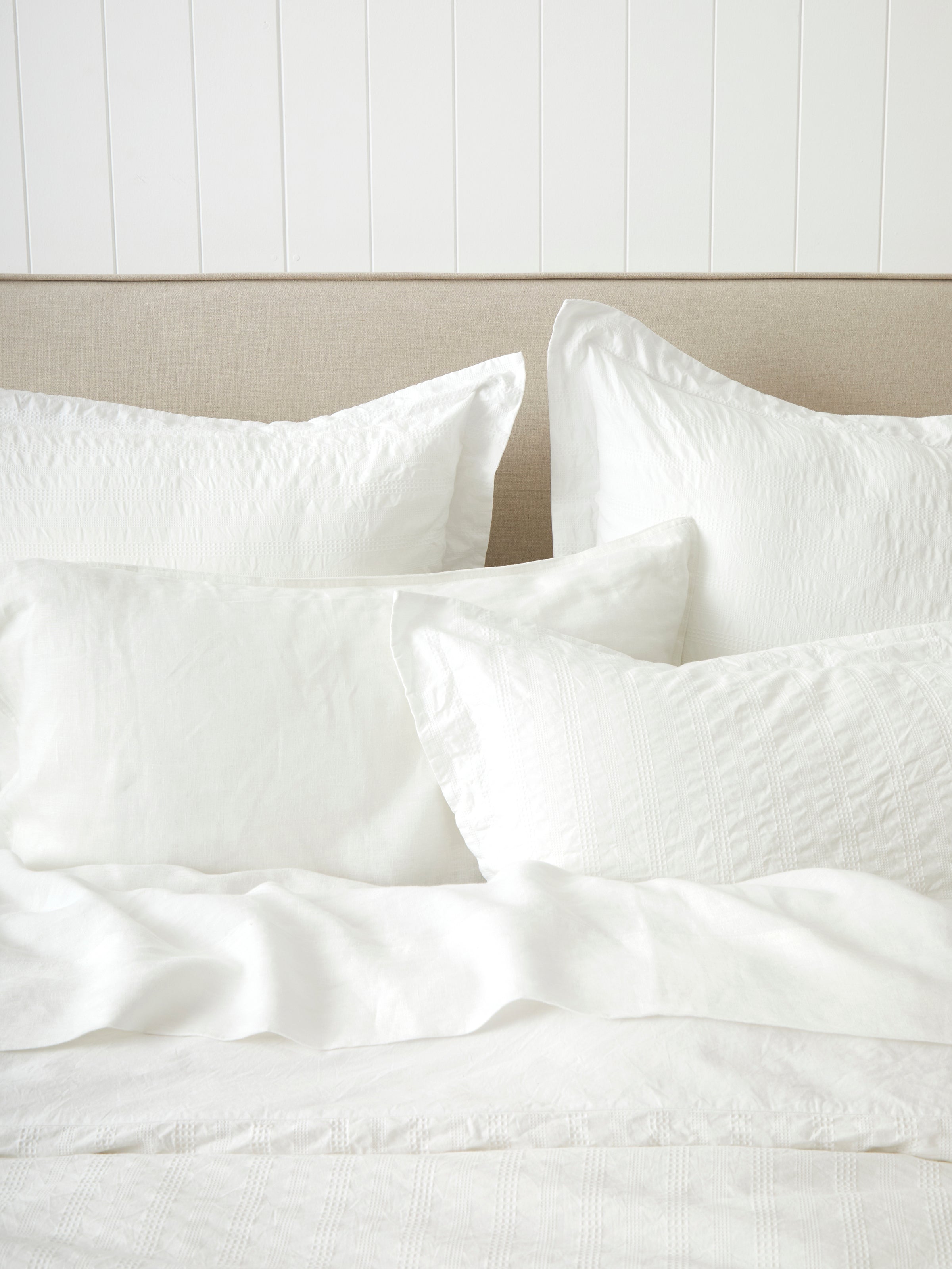 Patience Duvet Cover Set | White-2