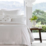 Patience Duvet Cover Set | White-5