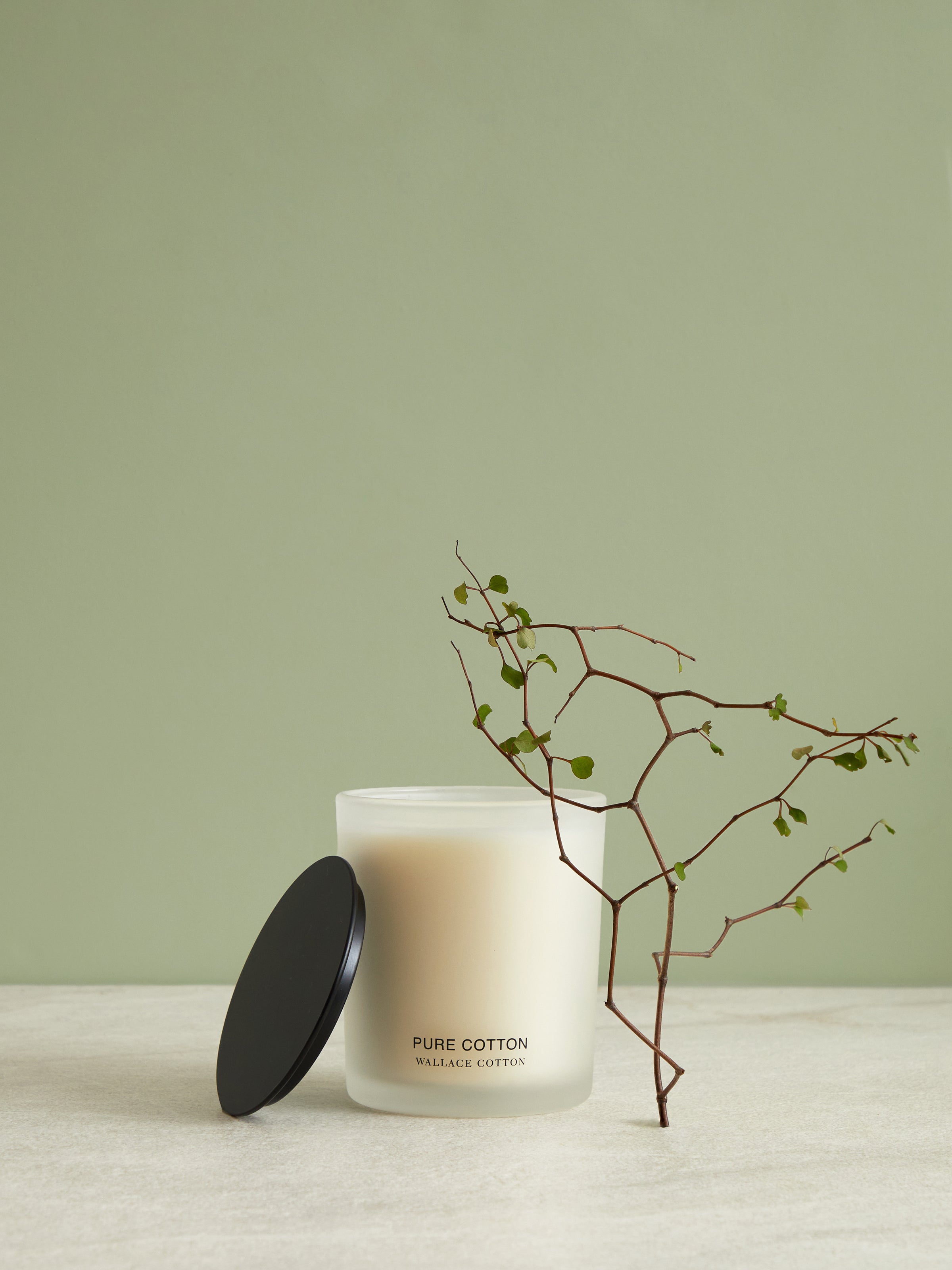 Pure Cotton Candle 300g | White-1