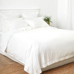 Purity Organic Cotton Duvet Cover Set | White-3