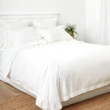 Purity Organic Cotton Duvet Cover Set | White-3
