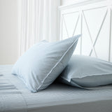 Purity Organic Cotton Sheet Set | Blue Stripe-1