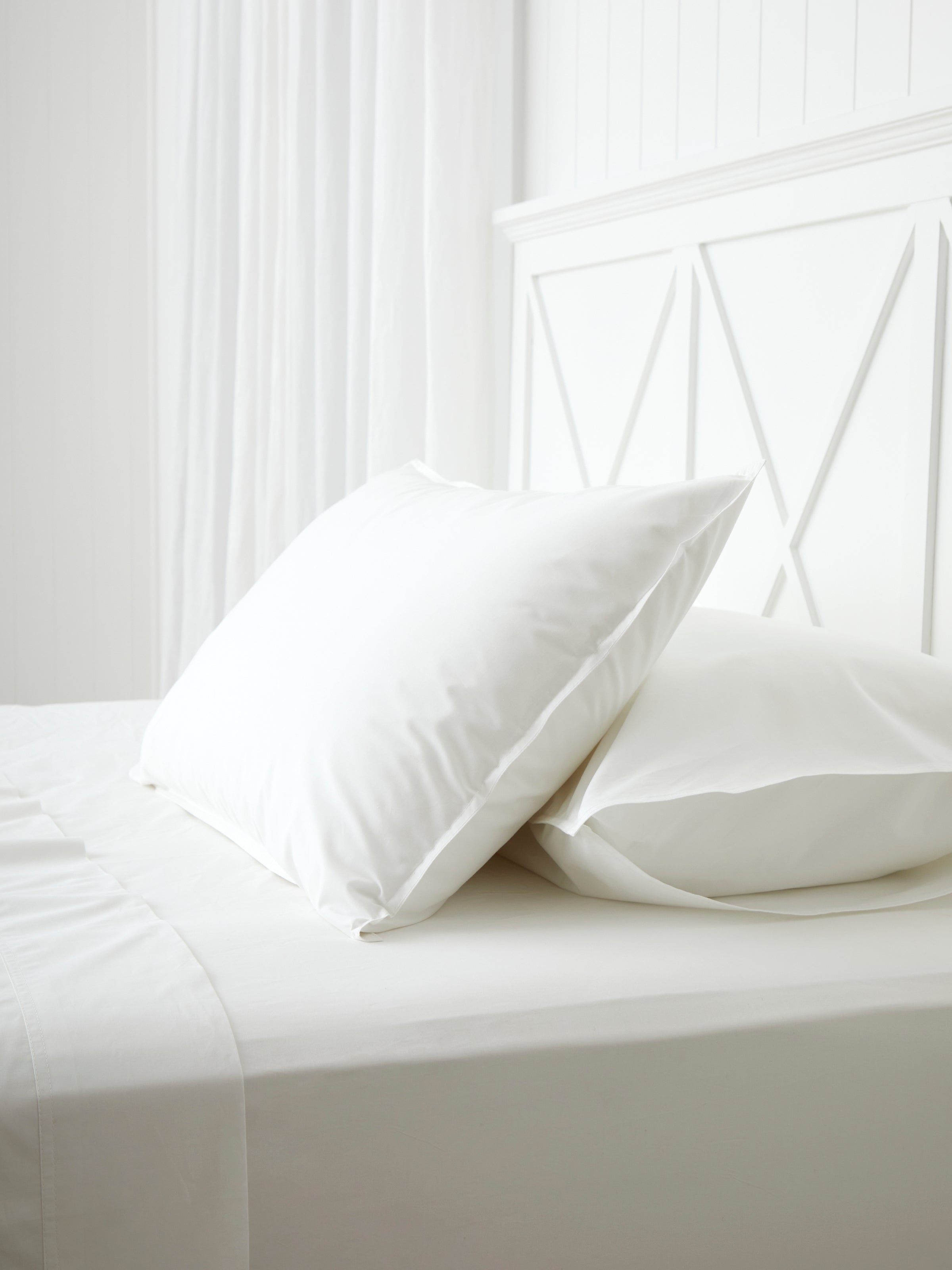 Purity Organic Cotton Sheet Set | White-1