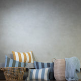 Raya Large Square Cushion Cover | Blue Stripe-2