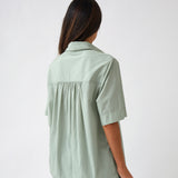 Rhodes Poplin Shirt | Green-4