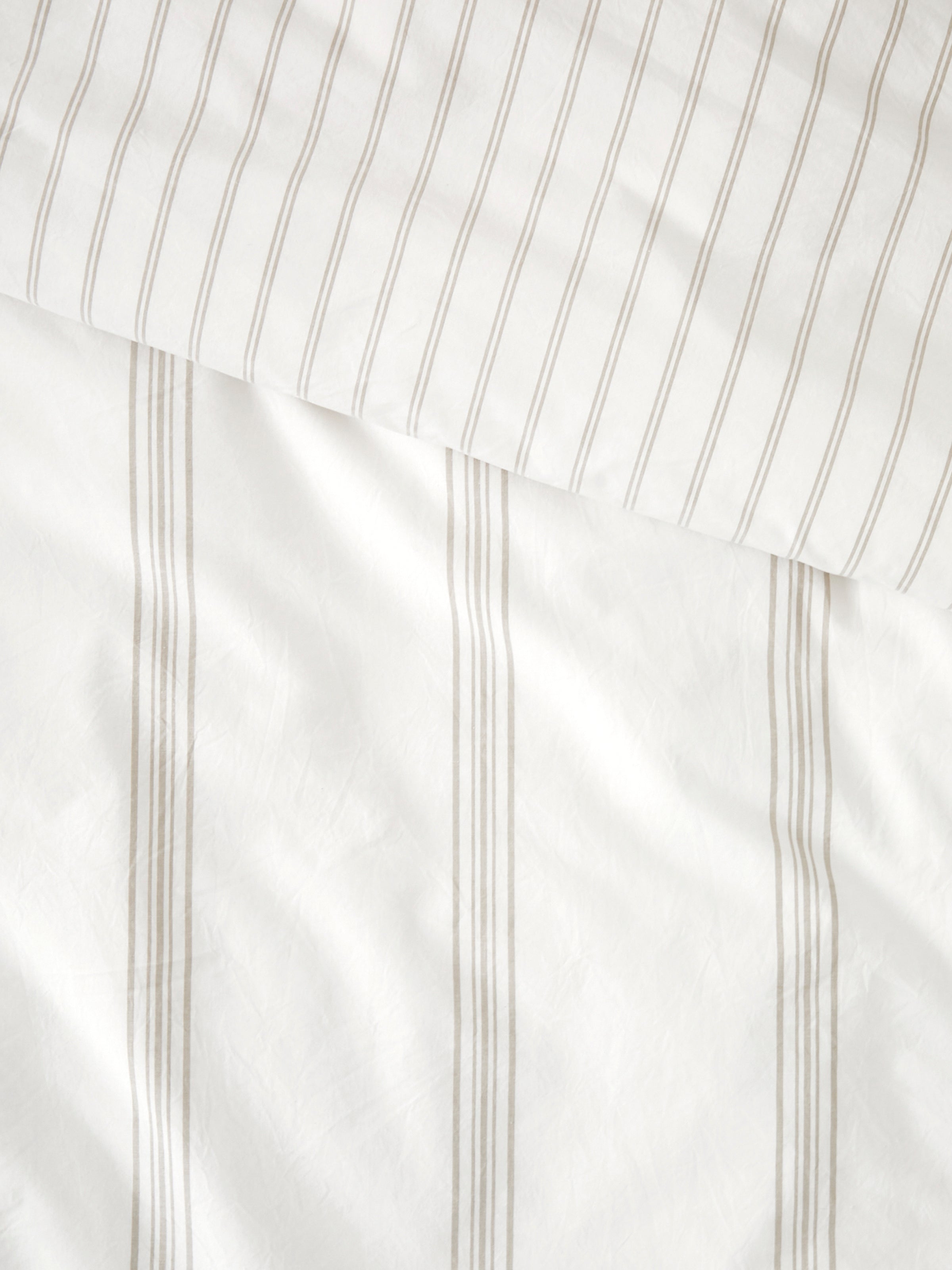 Shoreline Duvet Cover Set | Natural Stripe-4