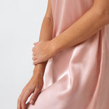 Silk Midi Nightie | Blush-2