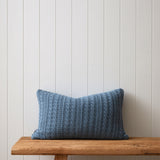 Souvenir Rectangle Cushion Cover | Blue-1