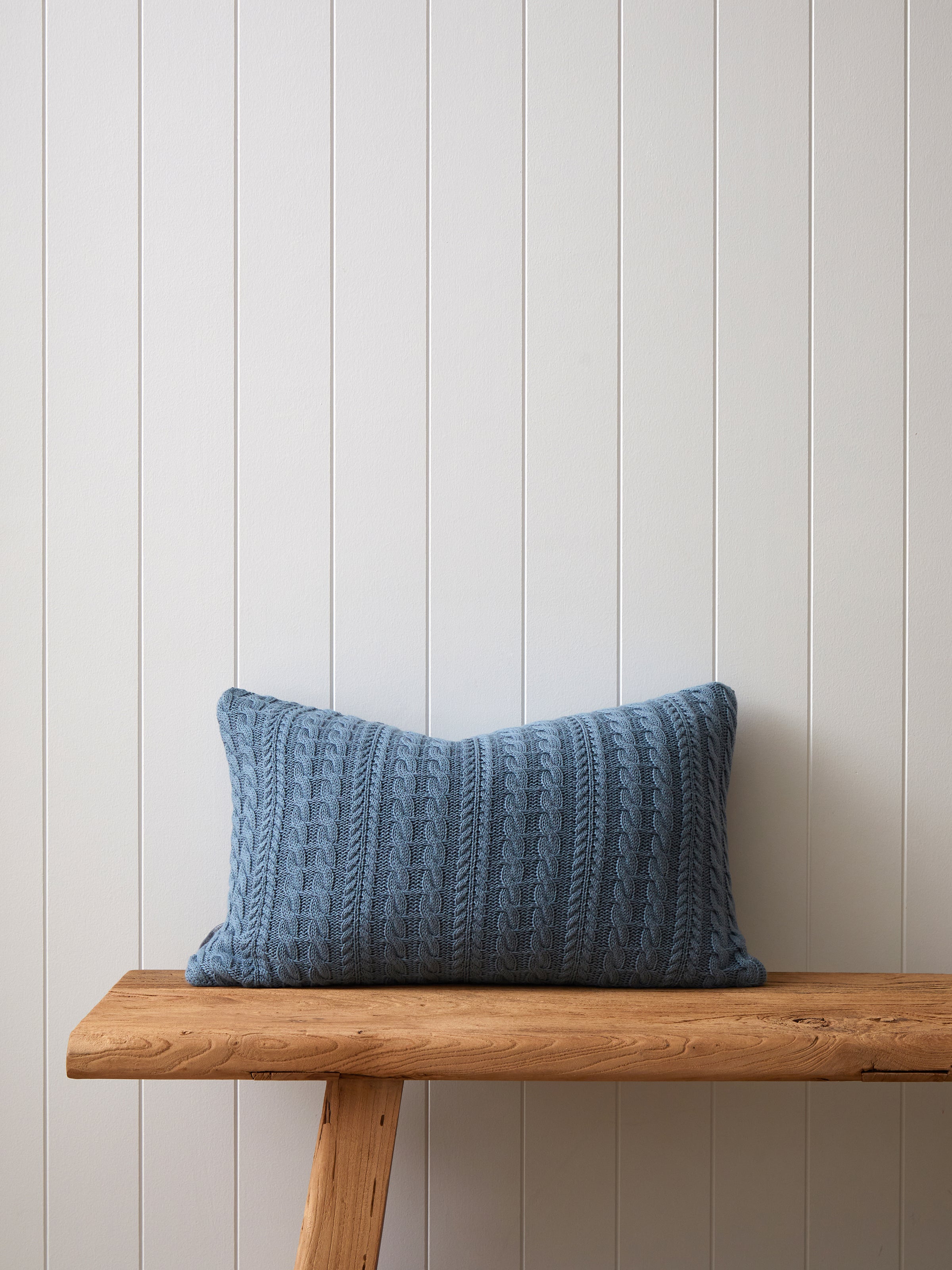 Souvenir Rectangle Cushion Cover | Blue-1